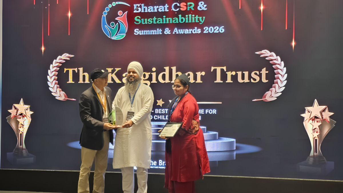 India's Largest Rural Child Sponsorship Program Receives CSR Award at Bharat CSR & Sustainability Summit 2026