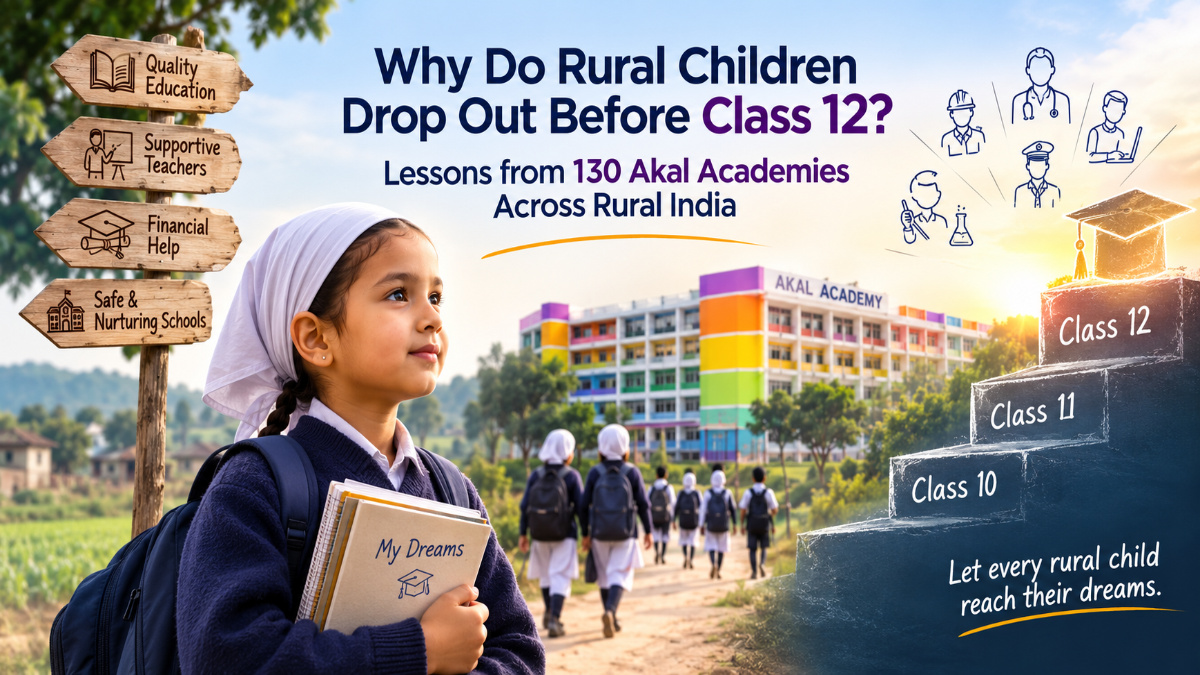 Why Rural Children Drop Out Before Class 12: Lessons from 130 Akal Academy Schools